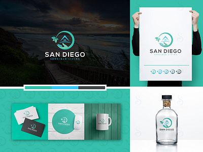 Sab Diego beach beautiful brand brand identity design branding brandmark construction creative design diego graphic design logo marketting minimal minimalist modern san sandiego