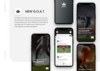 Football Mobile App -UI Design ⚽️ design figma football home illustration mobile app onboarding splash ui