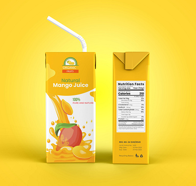 Mango Box Packaging Design bottle packaging box label box packaging juice box juice label juice pacakging mango juice mango juice packaging packaging packaging design packaging label design