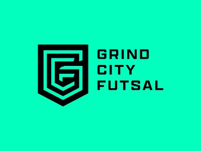 Grind City Futsal badge branding c crest f futsal g logo soccer sports