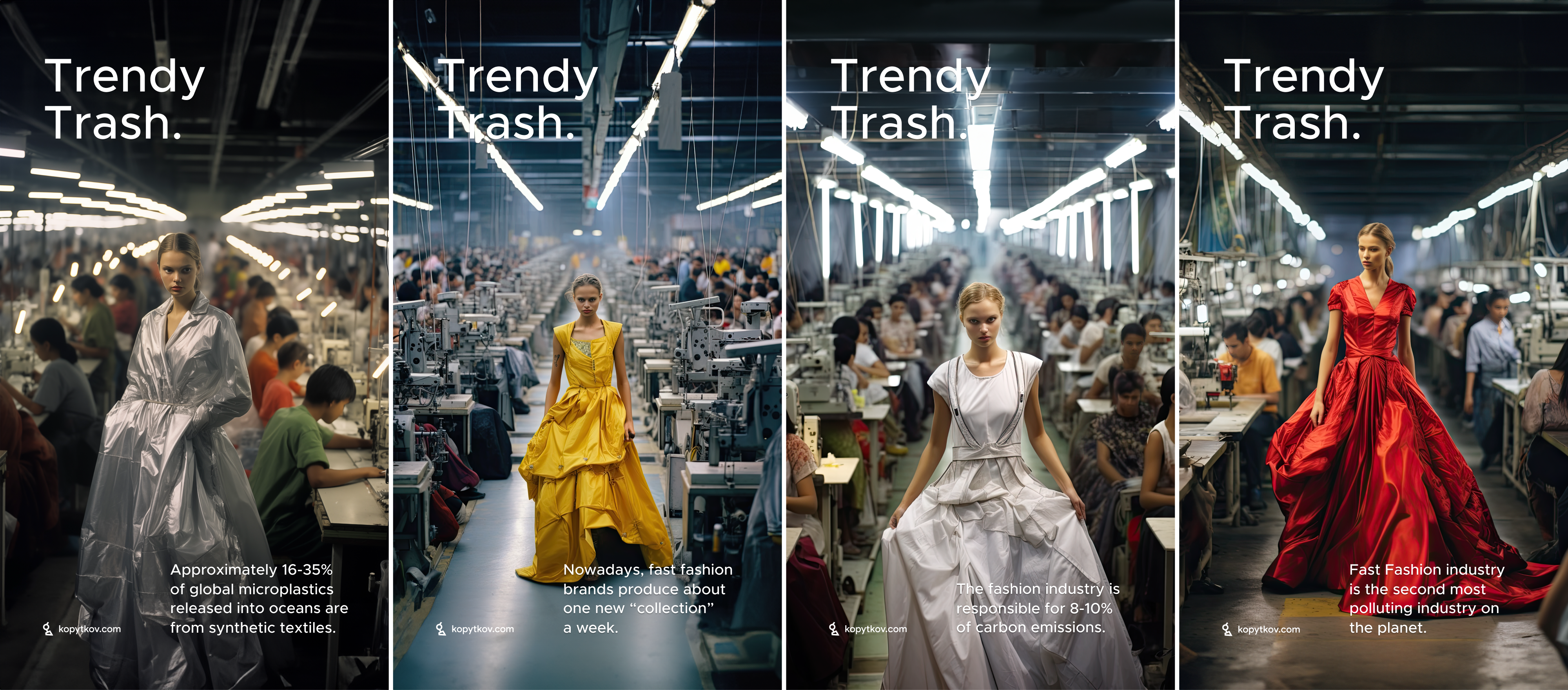Trendy Trash ai ai art ai artist beauty ecology fashion fastfashion generative ai microplastic midjourney planet plastic plastic pollution pollution poster poster design slowfashion sper model sustainability trash