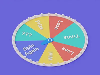 Wheel of Fortune 3d 3d art animation animation 3d art art direction b3d blender blender render blender3d colorful cycles design graphic design illustration low poly lowpoly motion graphics playful render