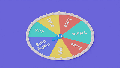 Wheel of Fortune 3d 3d art animation animation 3d art art direction b3d blender blender render blender3d colorful cycles design graphic design illustration low poly lowpoly motion graphics playful render