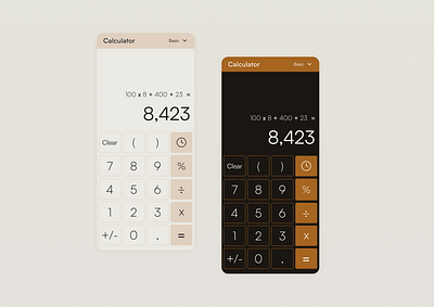 Daily UI Challenge Day 4: Calculator android app ui calculator dailyui design mobile product design ui uichallenge