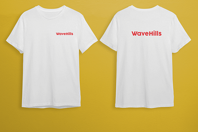 WaveHills 3d graphic design logo