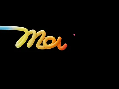 Animated 3D Type - Colorful Line 3d abstract animation arnold branding cinema4d design glass gradient graphic design graphic desing illustration logo motion graphics render text type typography ui