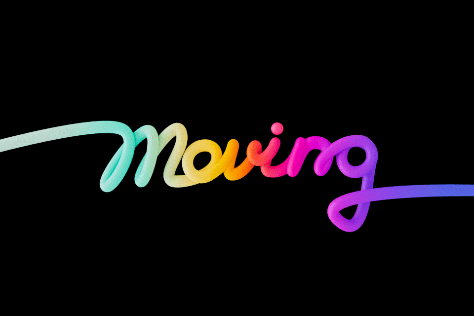 Animated 3D type 3d abstract animation arnold branding cinema4d design glass gradient graphic design graphic desing illustration logo motion graphics render text type typography ui