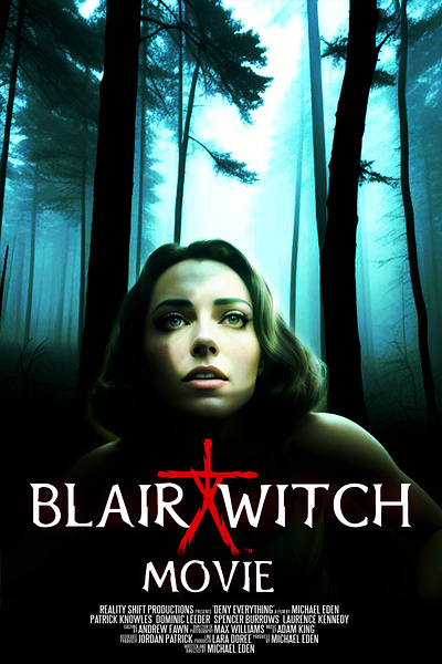 Blair Witch Movie blair witch movie design graphic design horror horror movie movie poster poster retro video tape