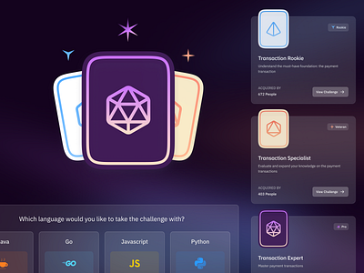 Code Challenges badge blockchain challenge code coding crypto cryptocurrency defi developer tools developers fintech nft rewards web3