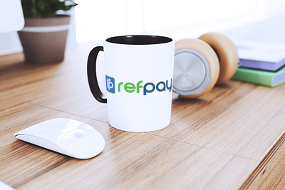 RefPay 3d branding graphic design logo