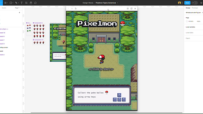 Pixelmon 3d animation prototyping creative design figma game design gamedesign illustration mobile app design ui ux ui ux design visualdesign web design
