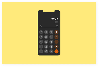 Daily UI _ 004 | Calculation interface dailyui informaction ui ux