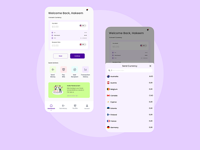 Currency Converter UI currency figma fintech mobile ui