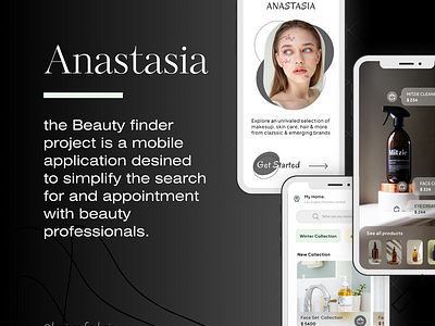 Skincare products high quality anastasia app beauty design faezeh fallah lumiere.fa.design lumierefa mobile app skincare ui