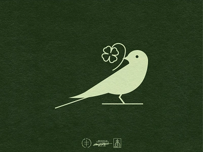 House of Gleason animal bird brand design brand identity brand mark branding branding design green hand drawn illustration irish logo logo design logo designer mascot minimal retro shamrock simple vintage