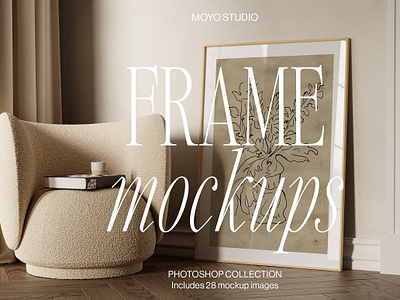 Artwork Frame Mockup Bundle art frame mockup artwork mockup frame mockup bundle frame mockup kit frame wall mockup framed art mockup neutral mockup photo mockup picture frame mockup poster mockup wall art mockup