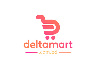 campany name : deltamart.com.bd branding graphic design logo logodesign