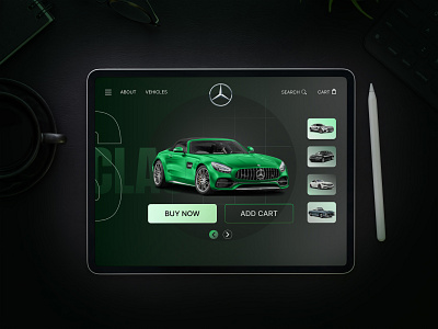 Conceptual design of Mercedes Benz website branding concept design design concept figma graphic design illustration innovation logo ui userexperience userinterface ux