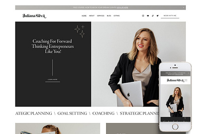 Squarespace 7.1 Template Juliana business website squarespace squarespace template squarespace website template template website web design kit web design mockup website design website template website theme