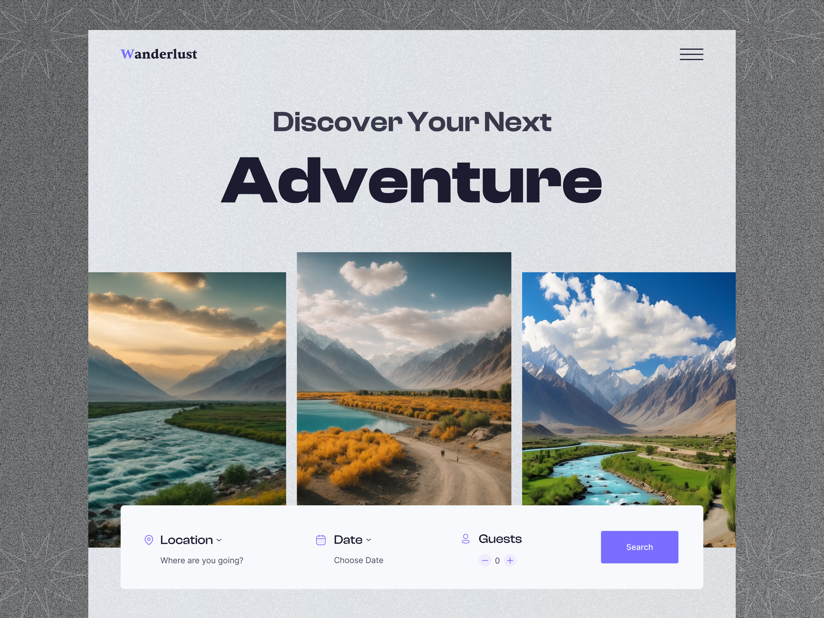 Tourism Website Hero Section animation book booking footer hero section interaction landing page modern product design redesign tourism trip ui ui inspiration ux visual web web design web3 website