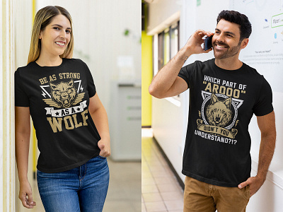 Wolf T-shirt Design, Typography T-Shirt Design. custom shirt design custom t shirt custom t shirt design graphic design t shirt t shirt design ideas trendy shirt design trendy t shirt trendy t shirt design typography t shirt typography t shirt design