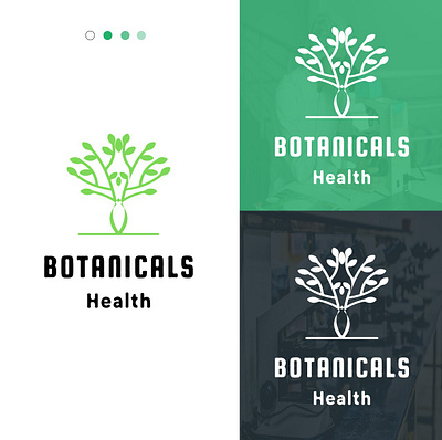 Botanical Health - Logo Design branding logo logo design medical logo minimalist vector