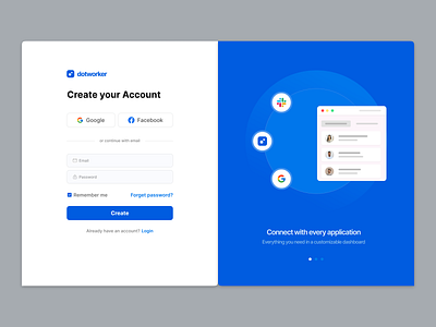 SignUp Page app design typography ui