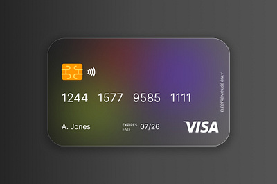 Credit Card design 3d app design product ui ux