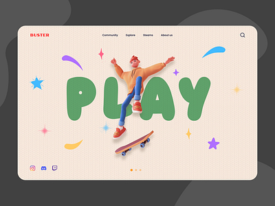 PLAY - Concept UI Design graphic design logo product design ui ux web design