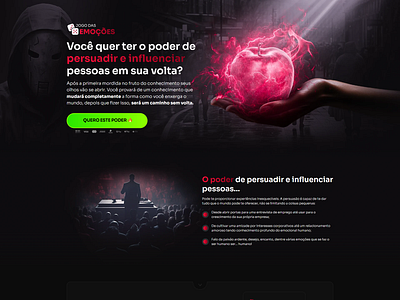 Landing page | Jogo das emoções elementor figma graphic design landing page wordpress