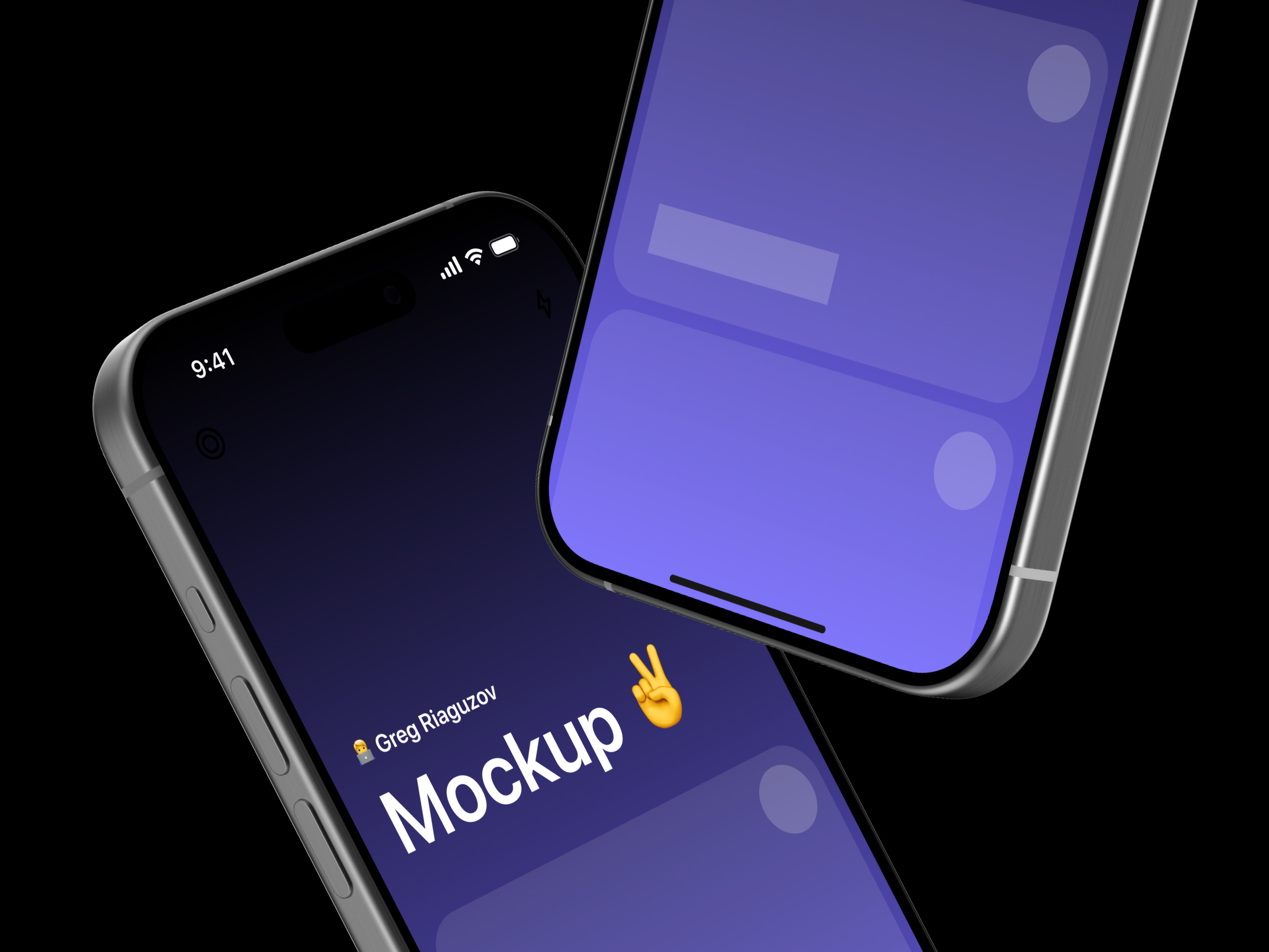 iPhone Pro 15 3D Mockups Free by Gregory Riaguzov on Dribbble