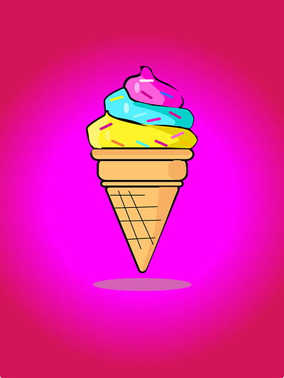 Ice Cream. art branding design graphic design illustration logo ui ux vector
