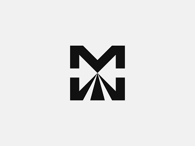 An early 'M' mark for McNamara Investments. brand brandidentity branding clean design graphic design identitydesign illustration illustrator logo logomark logotype mark minimal