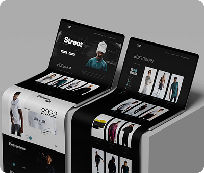 Street Shop 3d design figma shop ui ux webdesign website
