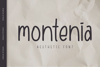Montenia creative market design dribbble font hanwritting illustration invitation lettering quote script signature simple typography
