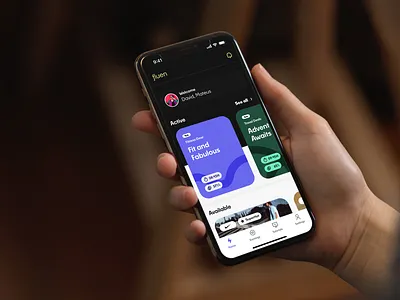 Influencer app | Home mockup motion ui