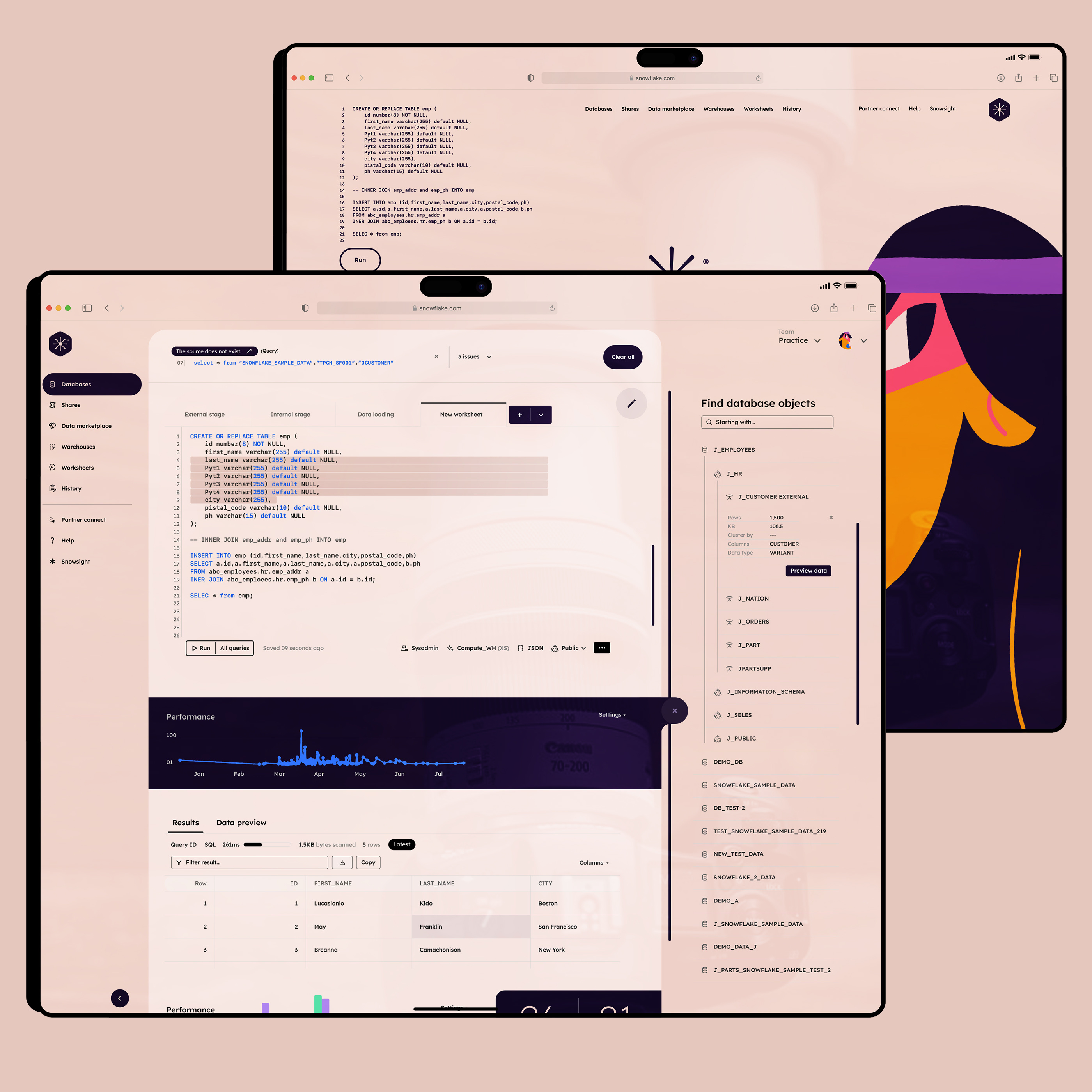 Train your models ❄️ Snowflake UI redesign & rebranding product design