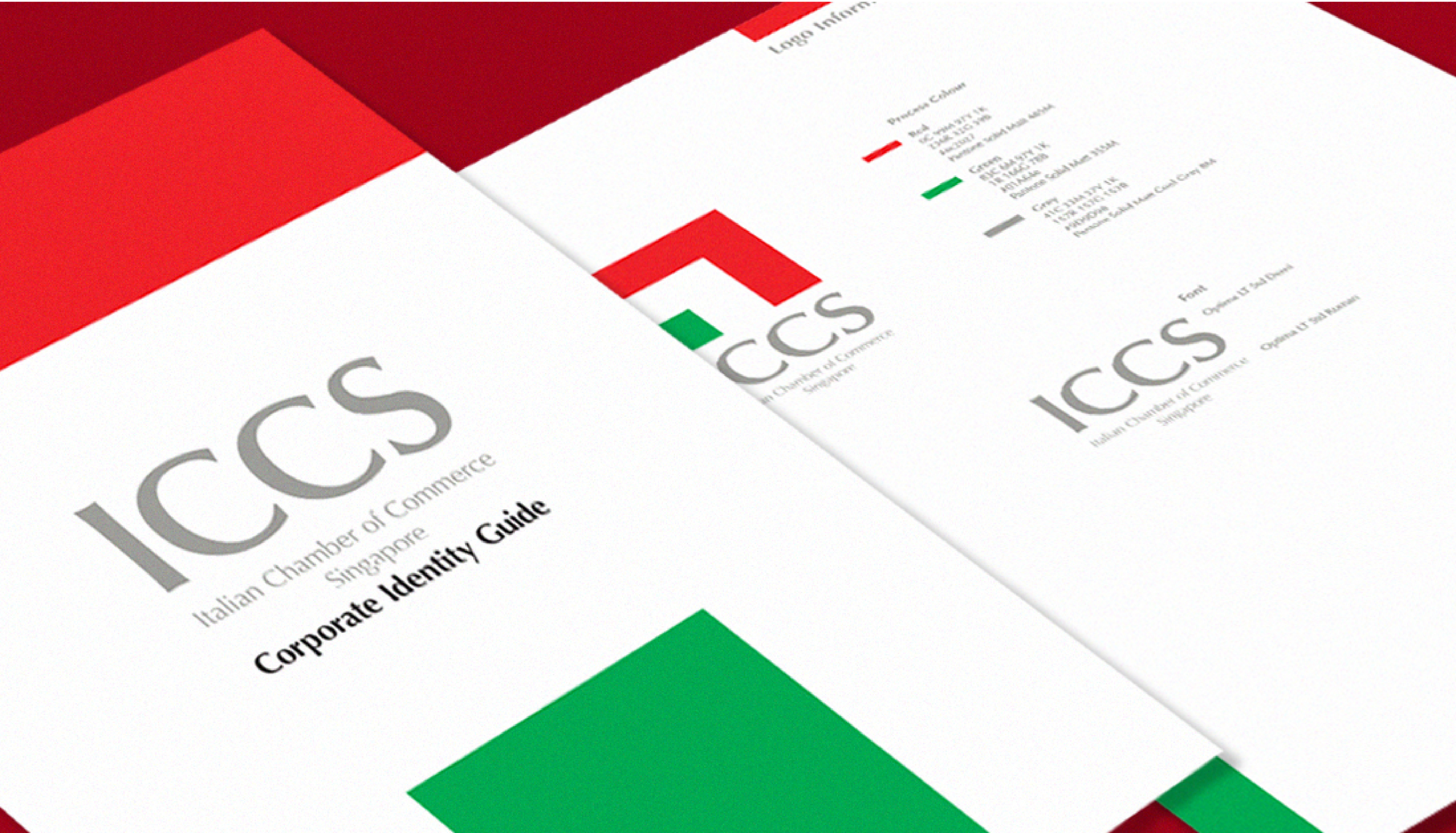 ICCS – Italian Chamber of Commerce Singapore branding business chamber of commerce graphic design italian logo singapore