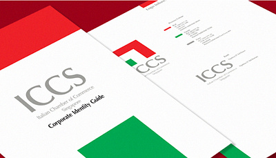 ICCS – Italian Chamber of Commerce Singapore branding business chamber of commerce graphic design italian logo singapore