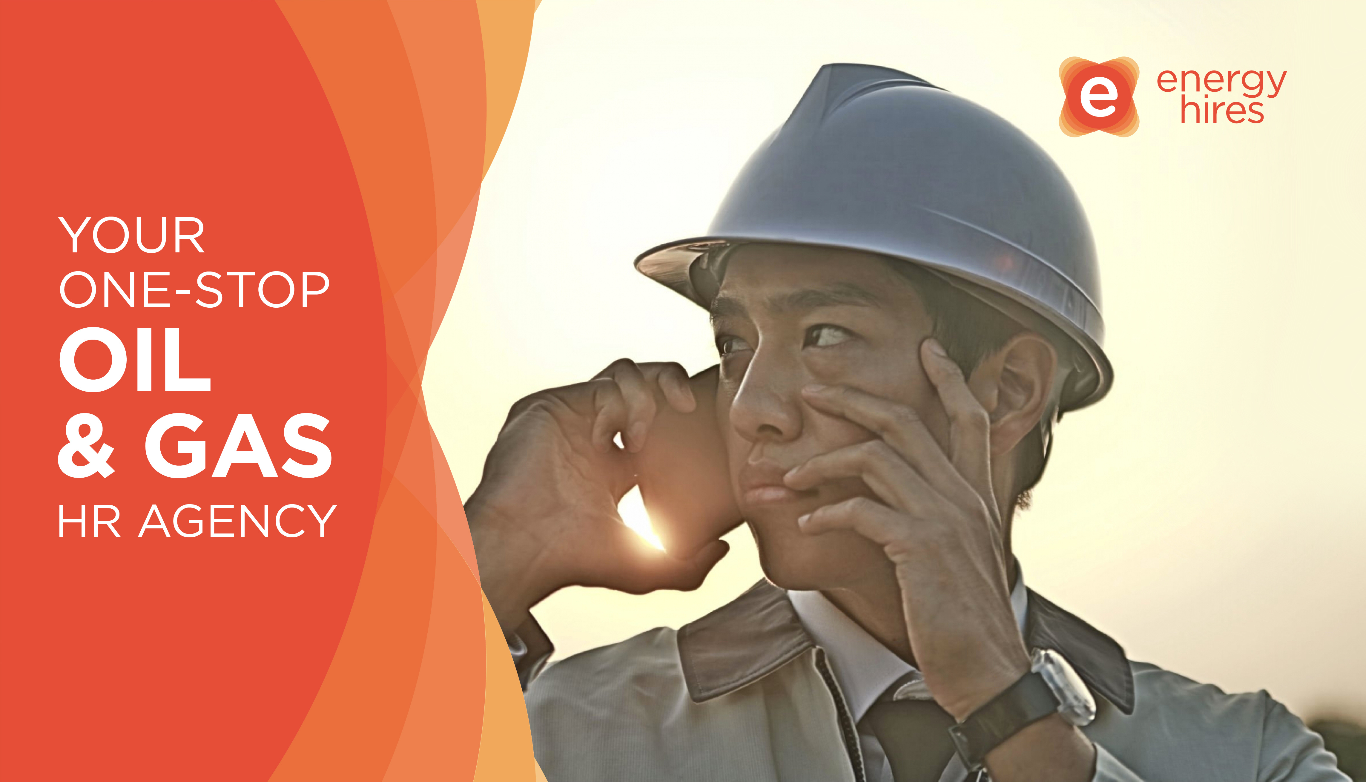 EnergyHires branding gas graphic design hr human resource industrial logo oil oil and gas