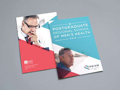 PRISM – Postgraduate International School of Men's Health branding brochure doctor graphic design healthcare logo postgrad