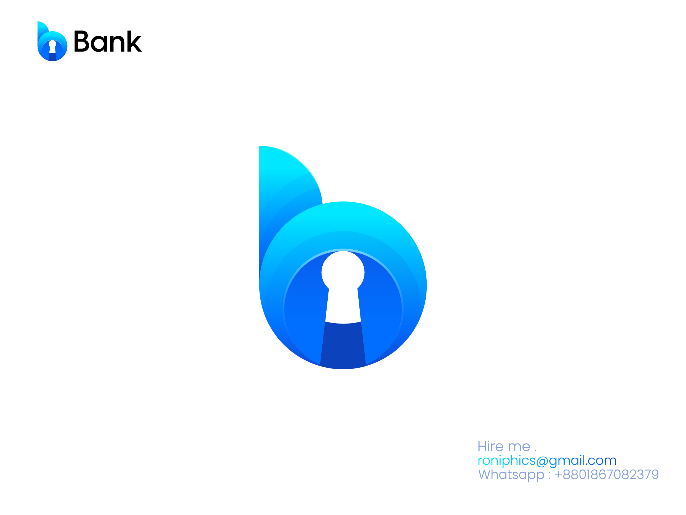 B Security Logo Design By Roniphics On Dribbble