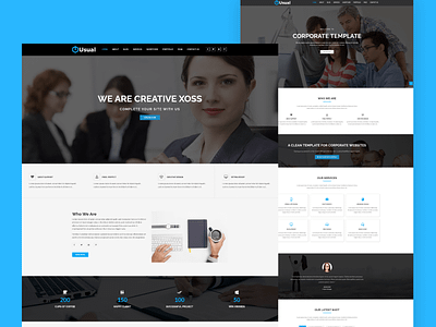 Corporate Business HTML5 Template - Usual modern