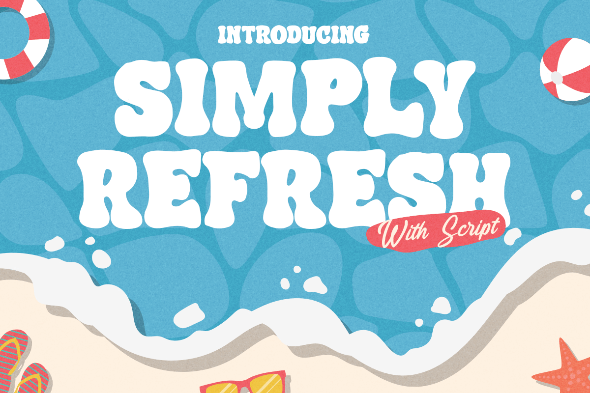 Simply Refresh - Playful Font Duo festive