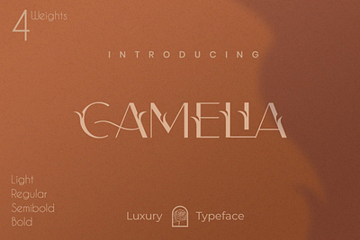 Camelia Sans - Unique Typeface high end