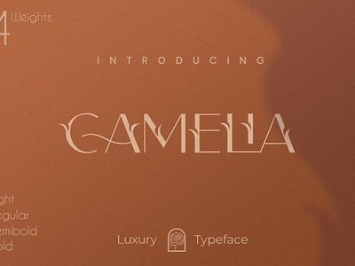 Camelia Sans - Unique Typeface high end