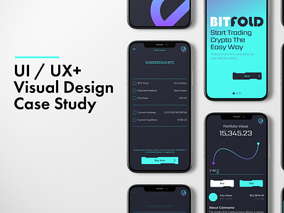 Crypto UI + Visual Design Case Study app design crypto design designs dribbble featured product design ui ui design uiux ux ux design visual design