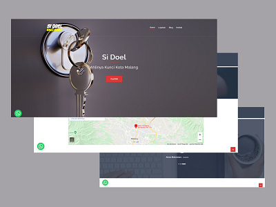 Company Profile Locksmith Services company profile dashboard design landing page locksmith services ui ux web design website