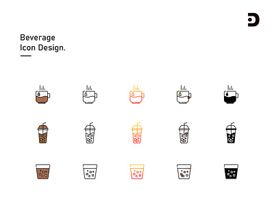 Beverage Icon Set beverage beverage icon coffee cool drink drink icon food icon icons set
