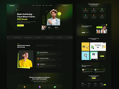 SEO & Digital Marketing Best Website 3d animation branding business company design figma graphic design illustration logo marketing marketing agency motion graphics psd seo template theme ui wordpress xd